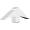 Ekena Millwork Bellingham Architectural Grade PVC Gable Bracket, 36"W x 12"H x 6"D x 6"F, 8/12 Pitch GBP036X12X0606BEL00 - alternate 1